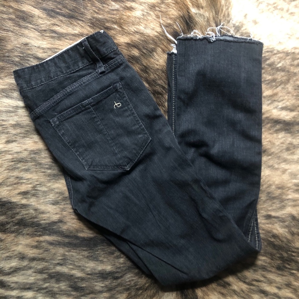 Rag & Bone Denim Ankle Fray Jeans